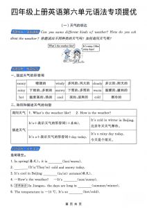 四年级上英语第六单元语法专项提优《译林版》-全网第一网赚项目资源库-中赚网 & 中创网 & 冒泡网 & 福缘网 - 小本轻创业与优质加盟项目首选平台