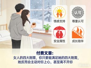 付费文章：女人的四大刚需，你只要能满足她的四大刚需，她反而会主动对你上心，甚至离不开你-全网第一网赚项目资源库-中赚网 & 中创网 & 冒泡网 & 福缘网 - 小本轻创业与优质加盟项目首选平台