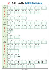 新二上语文每课词语闯关训练（含答案16页）-全网第一网赚项目资源库-中赚网 & 中创网 & 冒泡网 & 福缘网 - 小本轻创业与优质加盟项目首选平台