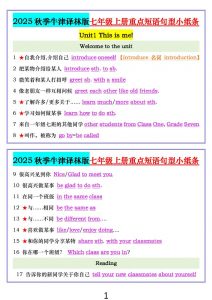七年级上英语重点短语句型小纸条（牛津译林版）-全网第一网赚项目资源库-中赚网 & 中创网 & 冒泡网 & 福缘网 - 小本轻创业与优质加盟项目首选平台