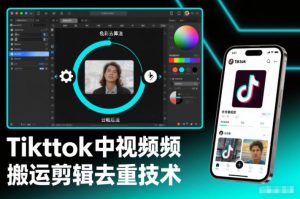 Tiktok中视频纯搬运剪辑去重技术,外来技术,自行测试-全网第一网赚项目资源库-中赚网 & 中创网 & 冒泡网 & 福缘网 - 小本轻创业与优质加盟项目首选平台
