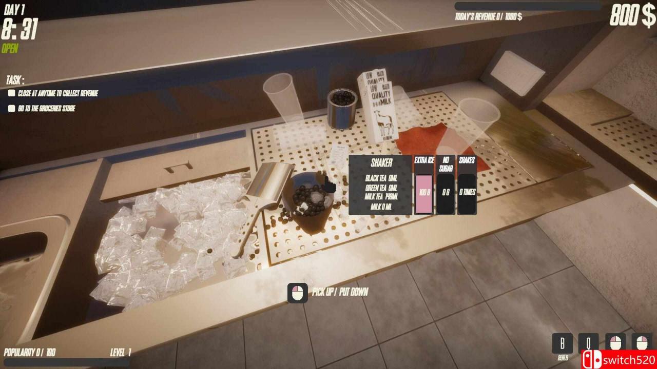 《奶茶店模拟器（Boba Tea Shop Simulator）》官方中文 [中文/繁体/英文/日语]