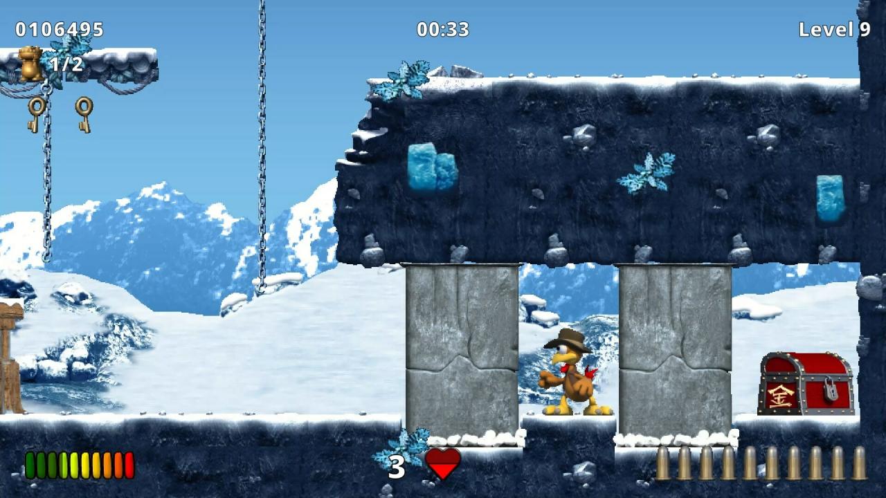 《怪鸡历险记 Moorhuhn Jump and Run Traps and Treasures》Switch英日文版NSZ下载