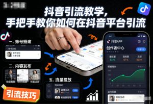 抖音引流教学,手把手教你如何在抖音平台引流-全网第一网赚项目资源库-中赚网 & 中创网 & 冒泡网 & 福缘网 - 小本轻创业与优质加盟项目首选平台