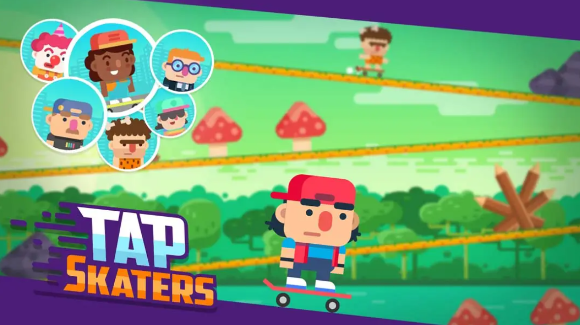《速降滑板比赛游戏 Tap Skaters》Switch英文版NSP下载-全网第一网赚项目资源库-中赚网 & 中创网 & 冒泡网 & 福缘网 - 小本轻创业与优质加盟项目首选平台