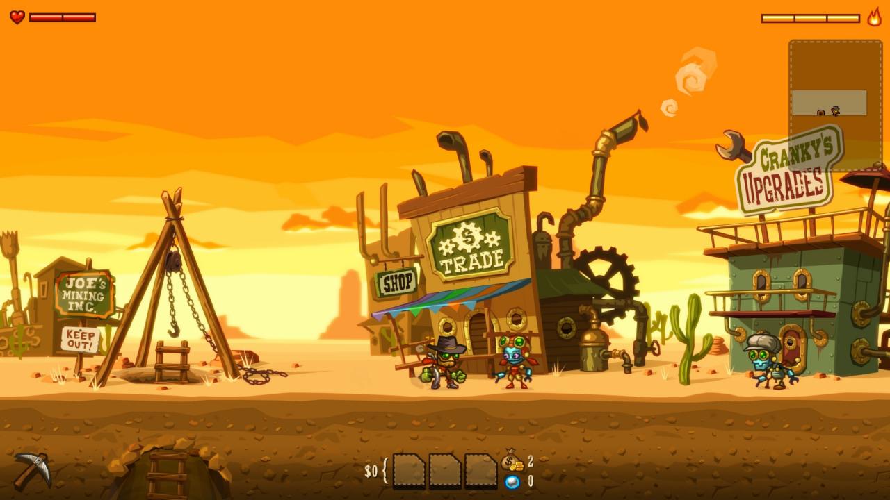 《蒸汽世界:挖掘 SteamWorld Dig》Switch英文版NSP下载 – 含1.12.0补丁