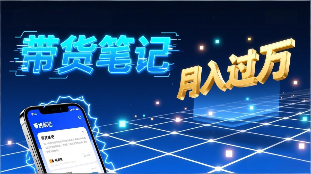 小红书爆款笔记带货实战：拆解封面标题正文全要素，手把手教你单篇笔记带货月入过万-全网第一网赚项目资源库-中赚网 & 中创网 & 冒泡网 & 福缘网 - 小本轻创业与优质加盟项目首选平台