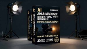 AI电影制作训练营:掌握角色一致性,学会好莱坞叙事流程,制作价值万元的电影感短片-全网第一网赚项目资源库-中赚网 & 中创网 & 冒泡网 & 福缘网 - 小本轻创业与优质加盟项目首选平台