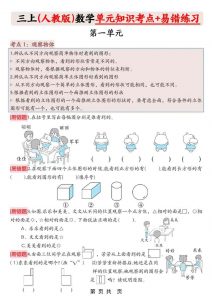 三上人教版数学期末《单元知识考点+易错题练习》含答案43页-全网第一网赚项目资源库-中赚网 & 中创网 & 冒泡网 & 福缘网 - 小本轻创业与优质加盟项目首选平台