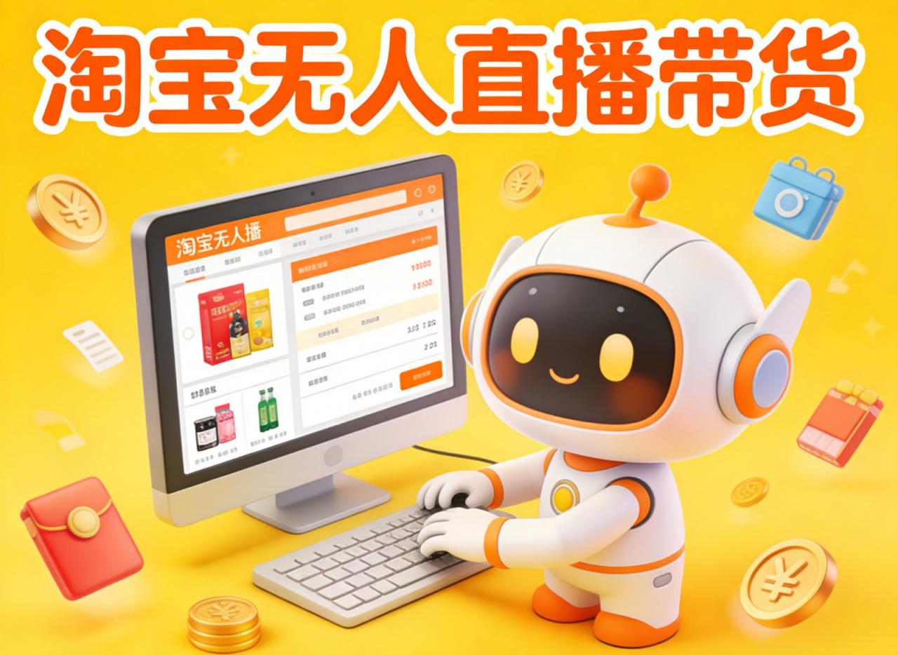 淘宝无人直播带货，24小时自动卖货，月佣金1W+，不违规不封号，不用露脸-全网第一网赚项目资源库-中赚网 & 中创网 & 冒泡网 & 福缘网 - 小本轻创业与优质加盟项目首选平台