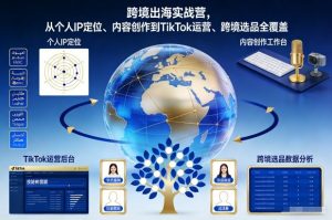 跨境出海实战营,从个人IP定位、内容创作到TikTok运营、跨境选品全覆盖-全网第一网赚项目资源库-中赚网 & 中创网 & 冒泡网 & 福缘网 - 小本轻创业与优质加盟项目首选平台