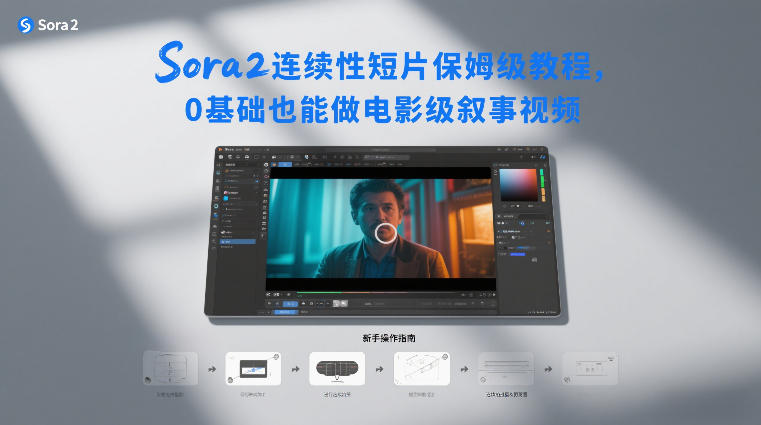 Sora2连续性短片保姆级教程，0基础也能做电影级叙事视频-全网第一网赚项目资源库-中赚网 & 中创网 & 冒泡网 & 福缘网 - 小本轻创业与优质加盟项目首选平台