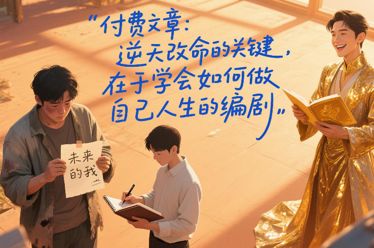 付费文章：逆天改命的关键，在于学会如何做自己人生的编剧-全网第一网赚项目资源库-中赚网 & 中创网 & 冒泡网 & 福缘网 - 小本轻创业与优质加盟项目首选平台