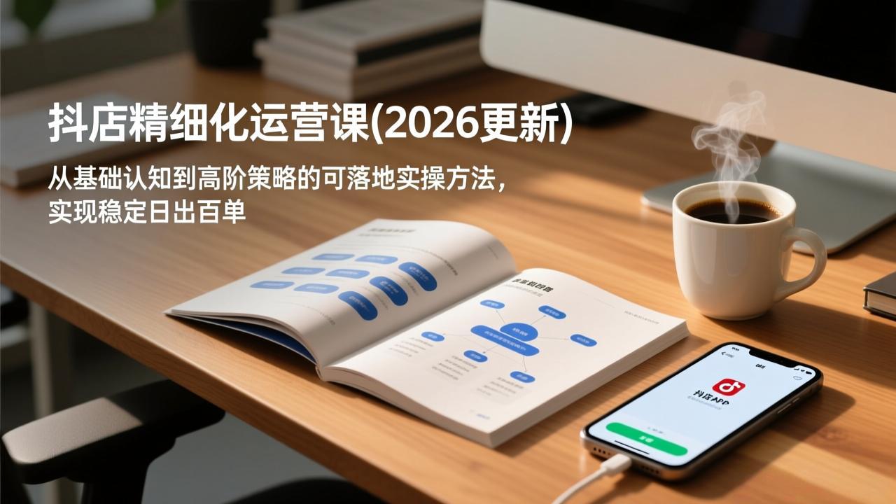 抖店精细化运营课(2026更新-全网第一网赚项目资源库-中赚网 & 中创网 & 冒泡网 & 福缘网 - 小本轻创业与优质加盟项目首选平台