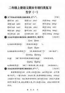 25二上语文期末专项归类复习六大专项（24页）-全网第一网赚项目资源库-中赚网 & 中创网 & 冒泡网 & 福缘网 - 小本轻创业与优质加盟项目首选平台
