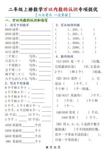 二年级上数学万以内数的认识专项提优-全网第一网赚项目资源库-中赚网 & 中创网 & 冒泡网 & 福缘网 - 小本轻创业与优质加盟项目首选平台