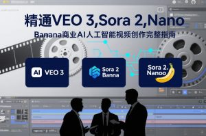 精通VEO 3,Sora 2,Nano Banana商业AI人工智能视频创作完整指南-全网第一网赚项目资源库-中赚网 & 中创网 & 冒泡网 & 福缘网 - 小本轻创业与优质加盟项目首选平台