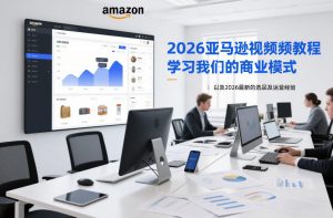 2026亚马逊视频教程,学习我们的商业模式,以及2026最新的选品及运营经验-全网第一网赚项目资源库-中赚网 & 中创网 & 冒泡网 & 福缘网 - 小本轻创业与优质加盟项目首选平台