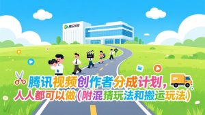 腾讯视频创作者分成计划，人人都可以做(附混剪玩法和搬运玩法-全网第一网赚项目资源库-中赚网 & 中创网 & 冒泡网 & 福缘网 - 小本轻创业与优质加盟项目首选平台