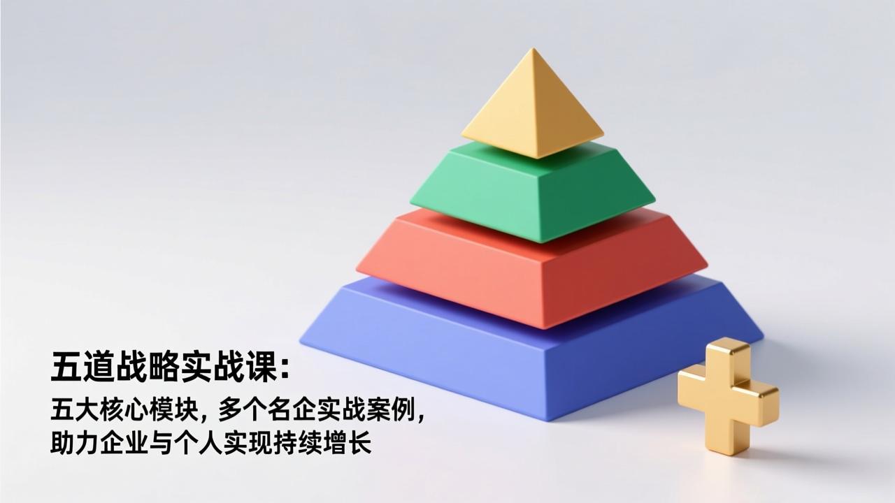 五道战略实战课：五大核心模块，多个名企实战案例，助力企业与个人实现持续增长-全网第一网赚项目资源库-中赚网 & 中创网 & 冒泡网 & 福缘网 - 小本轻创业与优质加盟项目首选平台