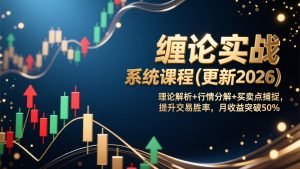 缠论实战系统课程(更新2026-全网第一网赚项目资源库-中赚网 & 中创网 & 冒泡网 & 福缘网 - 小本轻创业与优质加盟项目首选平台