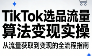 TikTok选品流量算法变现实操-全网第一网赚项目资源库-中赚网 & 中创网 & 冒泡网 & 福缘网 - 小本轻创业与优质加盟项目首选平台
