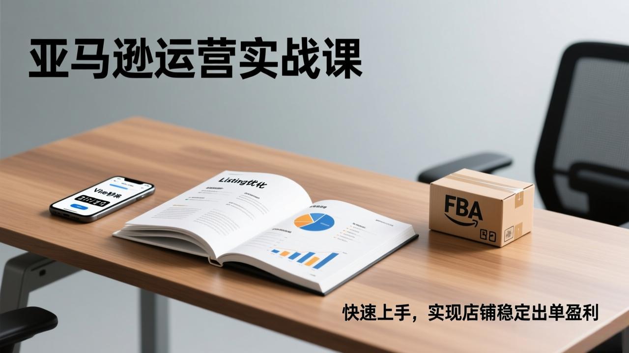 亚马逊运营实战课，Listing优化、Vine秒杀、FBA发货，快速上手，实现店铺稳定出单盈利-全网第一网赚项目资源库-中赚网 & 中创网 & 冒泡网 & 福缘网 - 小本轻创业与优质加盟项目首选平台