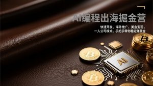 AI编程出海掘金营：快速开发、海外推广、美金变现，一人公司模式，手把手带你稳定赚美金-全网第一网赚项目资源库-中赚网 & 中创网 & 冒泡网 & 福缘网 - 小本轻创业与优质加盟项目首选平台