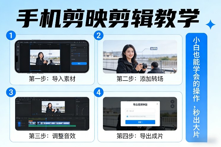 手机剪映剪辑教学，小白也能学会的操作，秒出大片-全网第一网赚项目资源库-中赚网 & 中创网 & 冒泡网 & 福缘网 - 小本轻创业与优质加盟项目首选平台