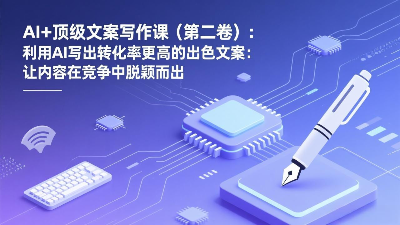 AI+顶级文案写作课(第二卷-全网第一网赚项目资源库-中赚网 & 中创网 & 冒泡网 & 福缘网 - 小本轻创业与优质加盟项目首选平台