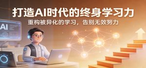 打造AI时代的终身学习力:重构被异化的学习,告别无效努力-全网第一网赚项目资源库-中赚网 & 中创网 & 冒泡网 & 福缘网 - 小本轻创业与优质加盟项目首选平台