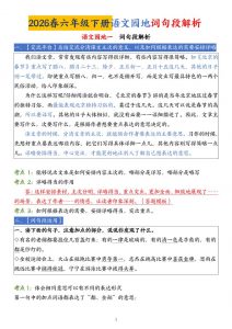 六下语文园地词句段解析(19页)-全网第一网赚项目资源库-中赚网 & 中创网 & 冒泡网 & 福缘网 - 小本轻创业与优质加盟项目首选平台