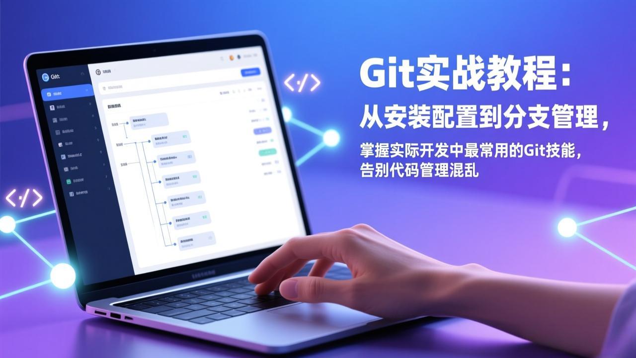 Git实战教程：从安装配置到分支管理，掌握实际开发中最常用的Git技能，告别代码管理混乱-全网第一网赚项目资源库-中赚网 & 中创网 & 冒泡网 & 福缘网 - 小本轻创业与优质加盟项目首选平台