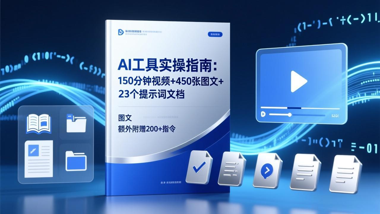 AI工具实操指南：150分钟视频+450张图文+23个提示词文档，额外附赠200+指令-全网第一网赚项目资源库-中赚网 & 中创网 & 冒泡网 & 福缘网 - 小本轻创业与优质加盟项目首选平台
