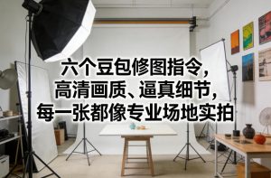 六个豆包修图指令，高清画质、逼真细节，每一张都像专业场地实拍-全网第一网赚项目资源库-中赚网 & 中创网 & 冒泡网 & 福缘网 - 小本轻创业与优质加盟项目首选平台