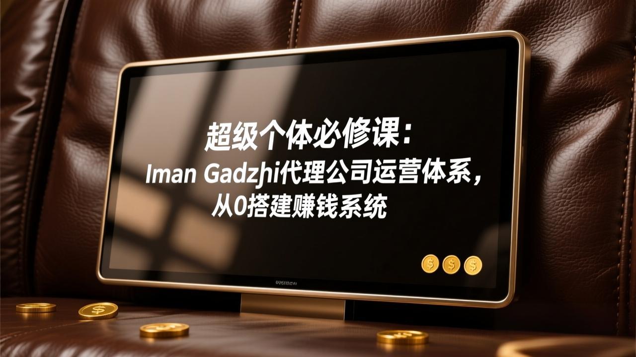 超级个体必修课：Iman Gadzhi代理公司运营体系，从0搭建赚钱系统-全网第一网赚项目资源库-中赚网 & 中创网 & 冒泡网 & 福缘网 - 小本轻创业与优质加盟项目首选平台