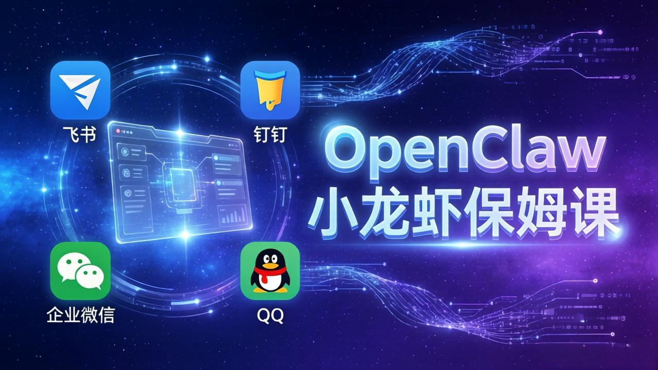 OpenClaw小龙虾保姆课： Windows/macOS/Linux/Docker全系统安装，飞书+钉钉+企业微信+QQ 全接入-全网第一网赚项目资源库-中赚网 & 中创网 & 冒泡网 & 福缘网 - 小本轻创业与优质加盟项目首选平台