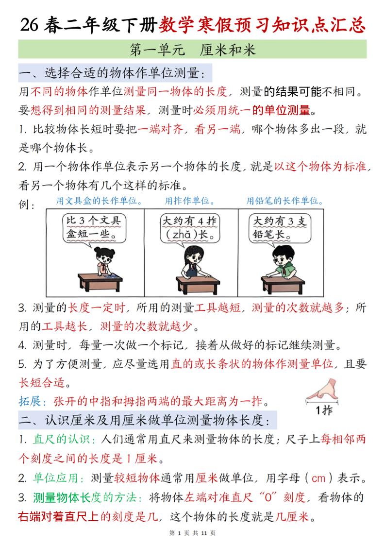 二年级下数学寒假预习知识点清单《苏教版》-全网第一网赚项目资源库-中赚网 & 中创网 & 冒泡网 & 福缘网 - 小本轻创业与优质加盟项目首选平台