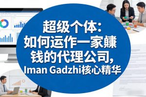 超级个体：如何运作一家賺钱的代理公司，Iman Gadzhi核心精华(双语字幕)-全网第一网赚项目资源库-中赚网 & 中创网 & 冒泡网 & 福缘网 - 小本轻创业与优质加盟项目首选平台
