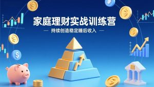 家庭理财实战训练营:从0到1建体系,三阶进阶层层递进,助你持续创造稳定睡后收入-全网第一网赚项目资源库-中赚网 & 中创网 & 冒泡网 & 福缘网 - 小本轻创业与优质加盟项目首选平台